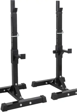 Max Load 550 LBS Pair of Adjustable Squat Rack